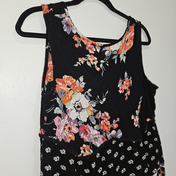 Bila Dress Womens Medium Gauzy Babydoll Floral Sleeveless Rayon Flowy Flattering - Picture 10 of 14